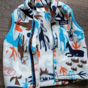 Patagonia fleece vest 12 -18 months